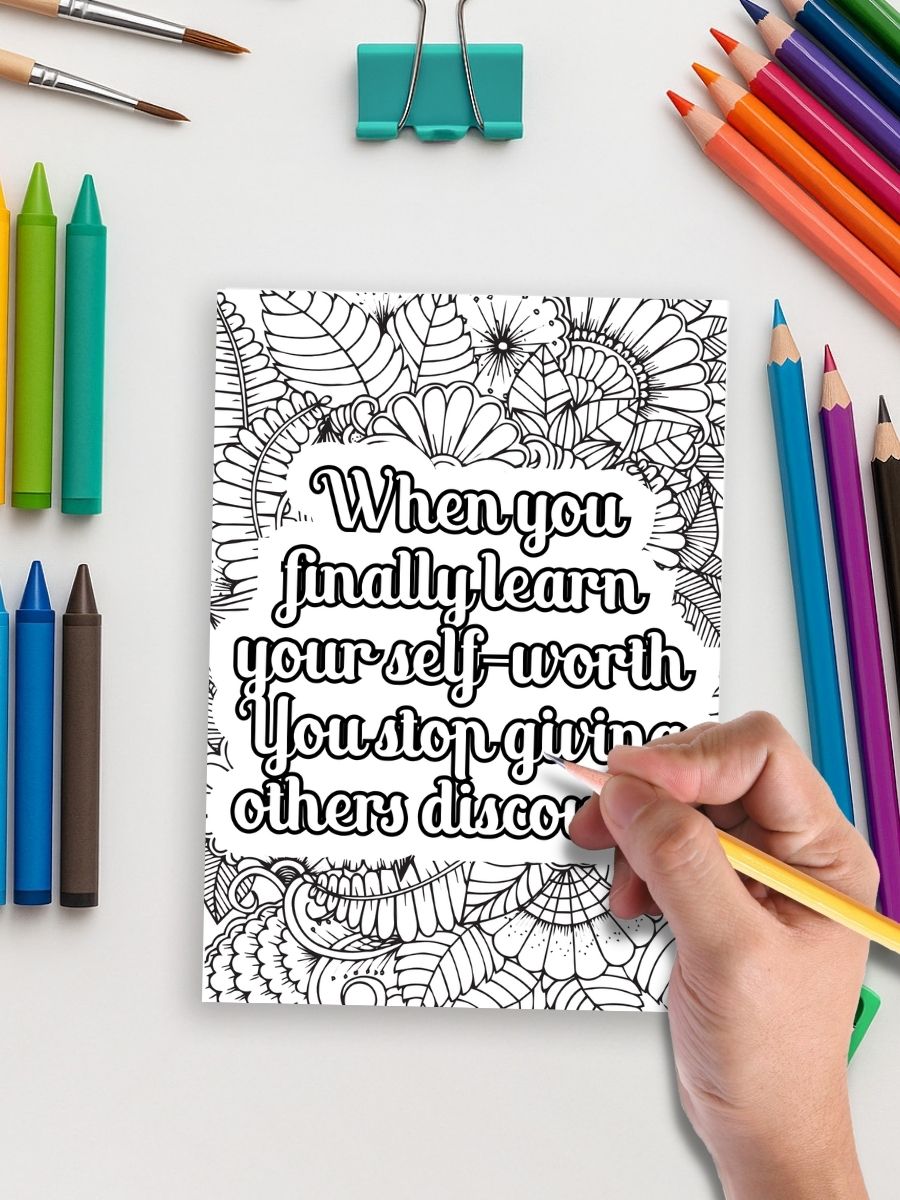 240 Motivational Quotes - Coloring Pages - Image 5