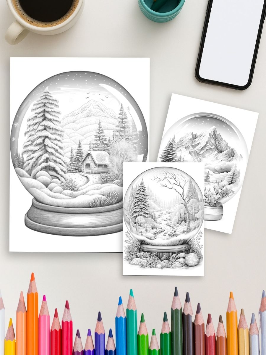 Crystal Worlds – 100 Fantasy Scenes Inside Crystal Balls - Image 4