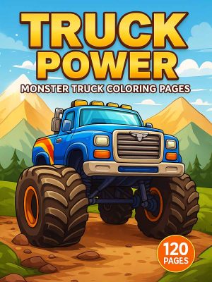 Truck Power – 120 Monster Truck Coloring Pages